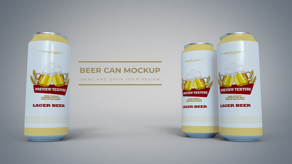 Photo of 3D Mockup Beer Can – Videohive 57095004