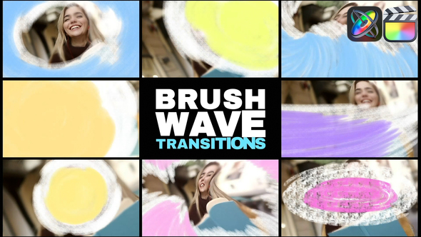 Photo of Brush Wave Transitions for FCPX – Videohive 57087573