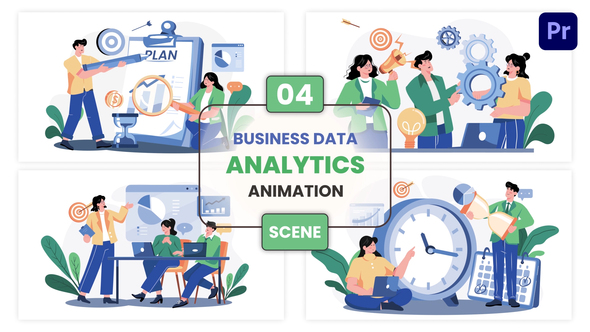 Photo of Business Data Analytics Animation Scene – Videohive 57010339