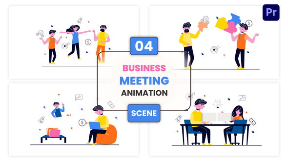 Photo of Business Meeting Concept Animation Scene – Videohive 57097644