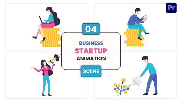 Photo of Business Startup Concept Animation Scene – Videohive 57097677