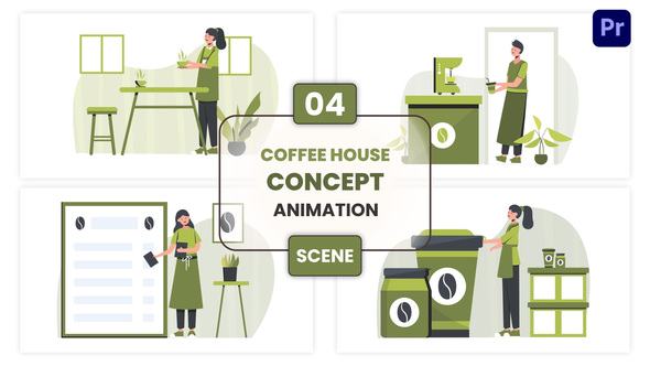 Photo of Coffee House Concept Animation Scene – Videohive 57097760