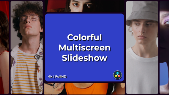 Photo of Colorful Multiscreen Slideshow – Videohive 57223866