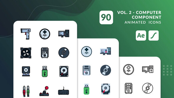 Photo of Computer Component Vol. 2 Animated Icons | After Effects – Videohive 57060566