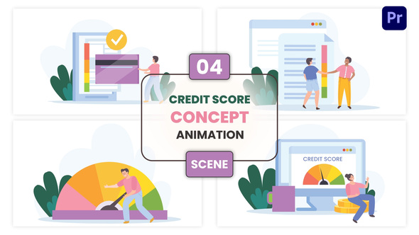 Photo of Credit Score Concept Animation Scene – Videohive 57099872