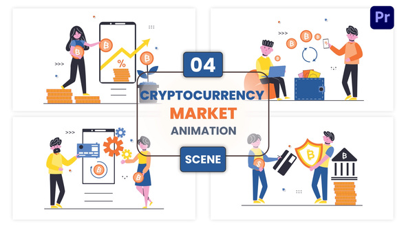 Photo of Cryptocurrency Market Animation Scene – Videohive 57099898