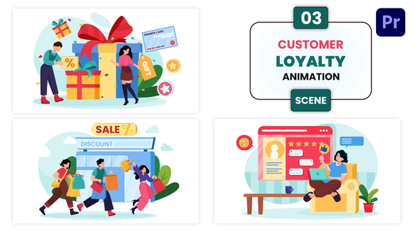 Photo of Customer Loyalty Animation Scene – Videohive 57008756