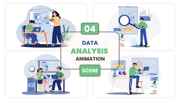 Photo of Data Analysis Animation Scene – Videohive 57061158