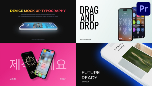 Photo of Device Mock Up Typography | Premiere Pro – Videohive 57043644