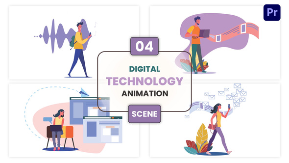 Photo of Digital Technology Animation Scene – Videohive 57100016