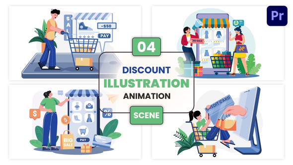 Photo of Discount illustration Animation Scene – Videohive 57009042