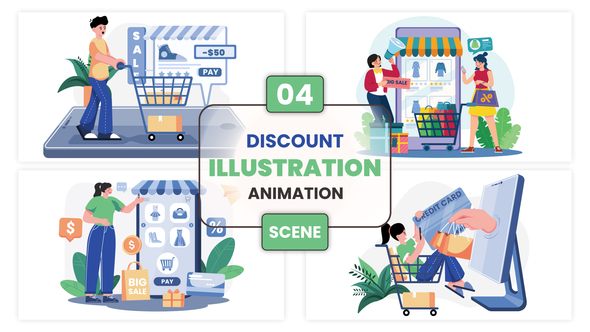 Photo of Discount illustration Animation Scene – Videohive 57061169