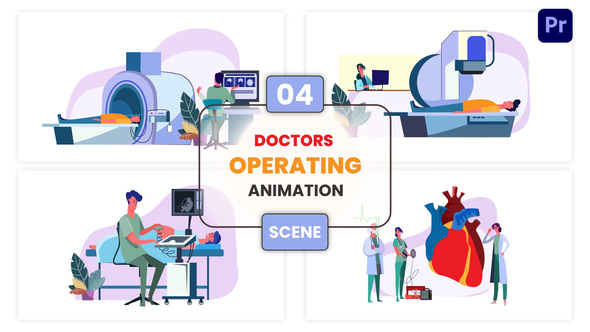 Photo of Doctors Operating Medical Equipment Animation Scene – Videohive 57100077