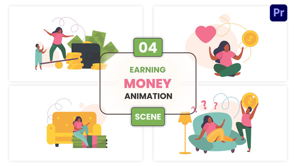 Photo of Earning Money Animation Scene – Videohive 57100087