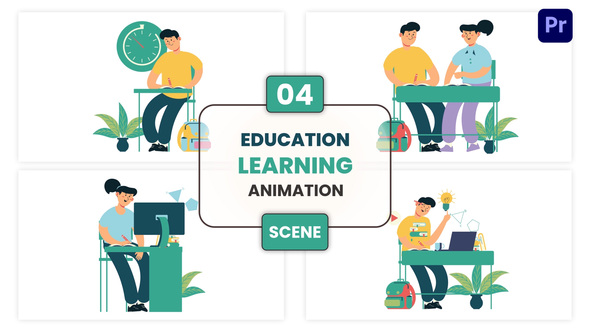 Photo of Education Learning Animation Scene – Videohive 57100162