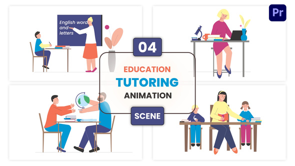 Photo of Education Tutoring Concept Animation Scene – Videohive 57100201