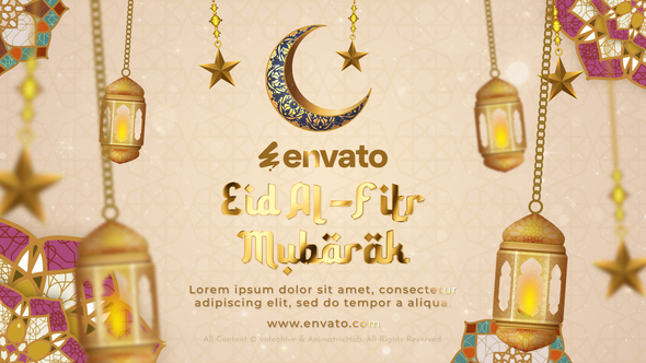 Photo of Eid Al-Fitr Mubarak Greetings Intro – Videohive 57144487