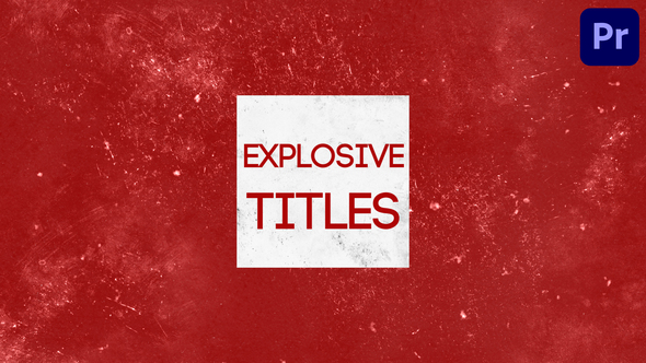 Photo of Explosive Titles for Premiere Pro – Videohive 57043590