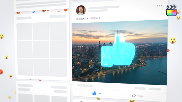 Photo of Facebook Social Media Logo Intro – FCPX – Videohive 57046559