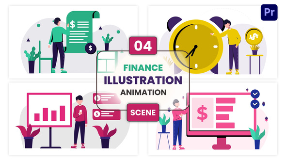 Photo of Finance Illustration Animation Scene – Videohive 57100327