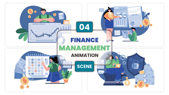 Photo of Finance Management Animation Scene – Videohive 57170950