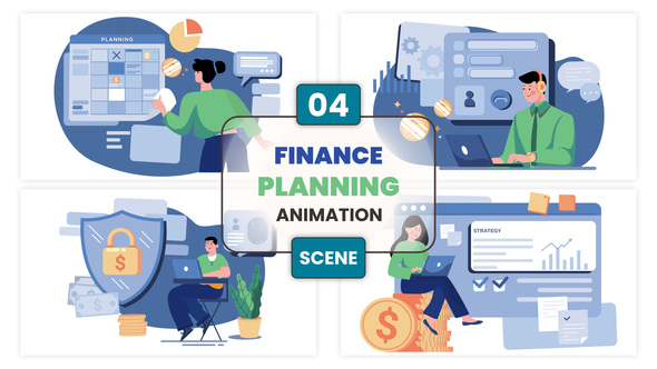 Photo of Finance Planning Animation Scene – Videohive 57170979