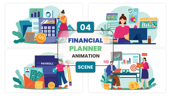 Photo of Financial Planner Animation Scene – Videohive 57170526