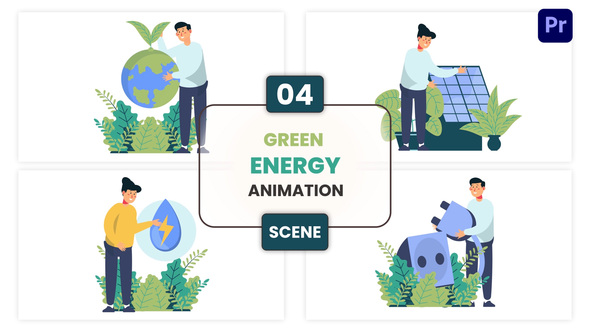 Photo of Green Energy Animation Scene – Videohive 57110469