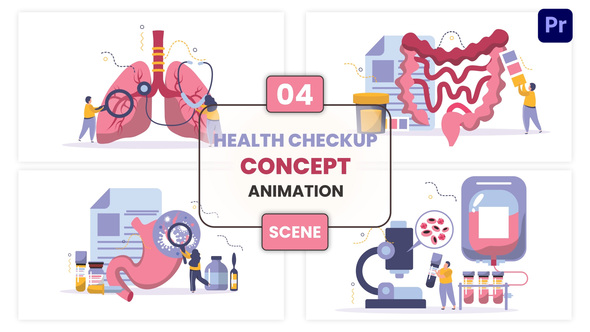 Photo of Health Checkup Concept Animation Scene – Videohive 57110480