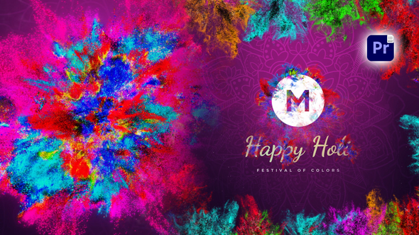 Photo of Holi Greetings Logo Reveal – Videohive 57095427