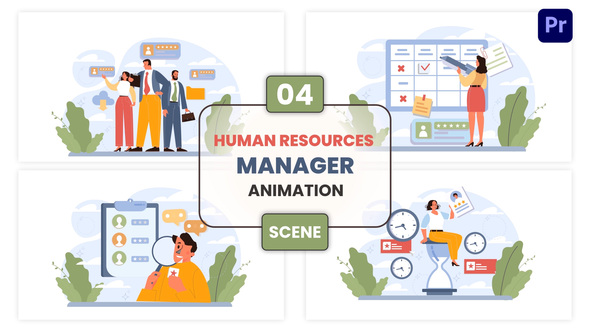 Photo of Human Resources Manager Animation Scene – Videohive 57110529