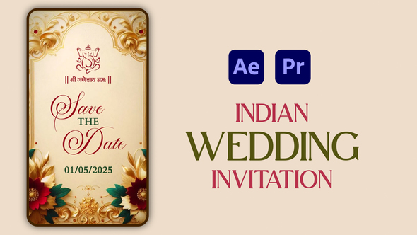 Photo of Indian Wedding Invitation – Videohive 57105580