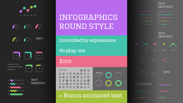 Photo of Infographics round style – Videohive 14458445