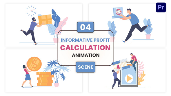 Photo of Informative Profit Calculation Animation Scene – Videohive 57110593