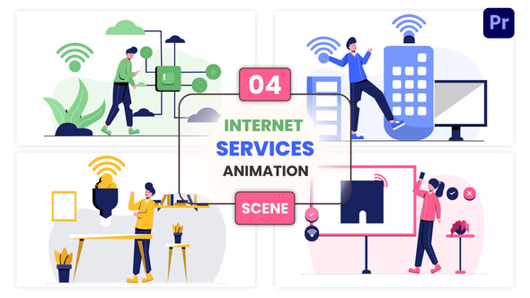 Photo of Internet Services Animation Scene – Videohive 57110610