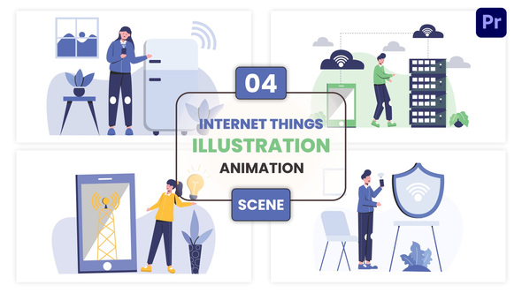 Photo of Internet Things Illustration Animation Scene – Videohive 57110624