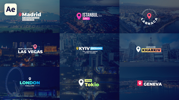 Photo of Location Titles – Videohive 57057005