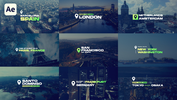 Photo of Location Titles – Videohive 57111284