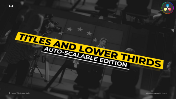 Photo of Lower Thirds Auto Scale  DR – Videohive 57203934