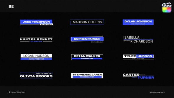 Photo of Lower Thirds Text  FCPX – Videohive 57203727