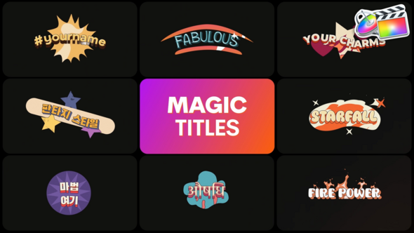 Photo of Magic Titles | FCPX – Videohive 57011145