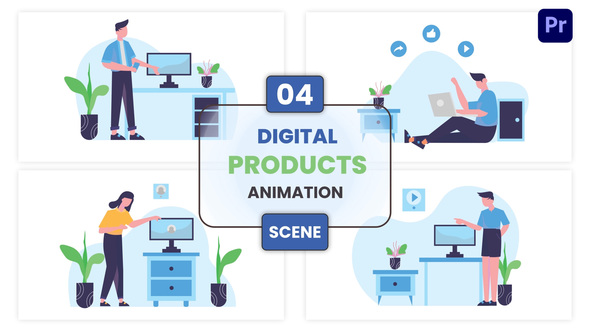 Photo of Manufacture Digital Products Concept Illustration Scene – Videohive 57111046