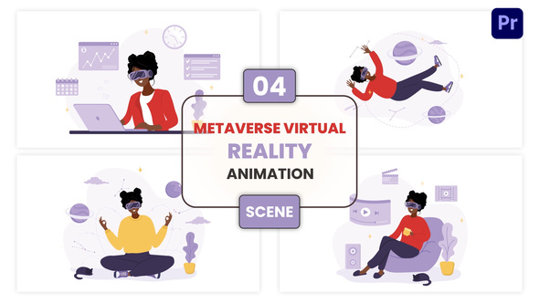 Photo of Metaverse Virtual Reality Animation Scene – Videohive 57111075