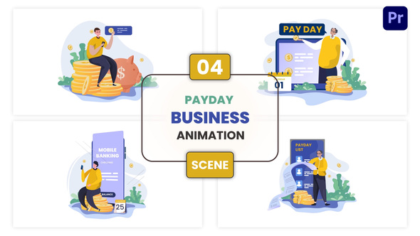 Photo of Payday Business Animation Scene – Videohive 57128413