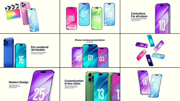 Photo of Phone 16 Pro Mockup – Videohive 57396039