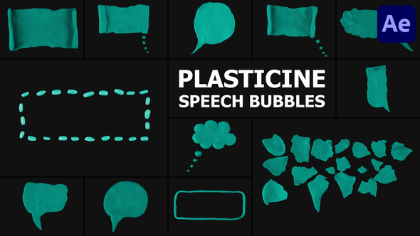 Photo of Plasticine Speech Bubbles | After Effects – Videohive 57026316