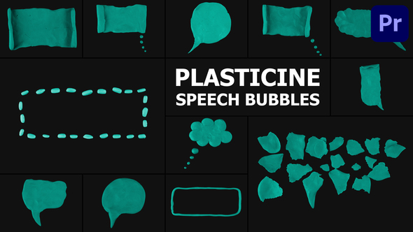 Photo of Plasticine Speech Bubbles | Premiere Pro MOGRT – Videohive 57026489