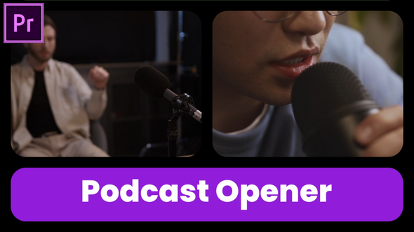 Photo of Podcast Opener MOGRT – Videohive 57012321