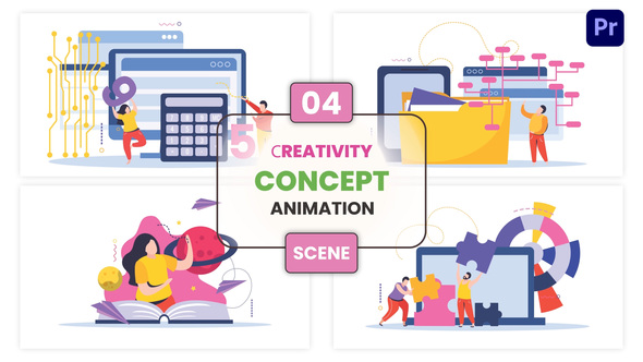 Photo of Сreativity Concept Animation Scene – Videohive 57130685