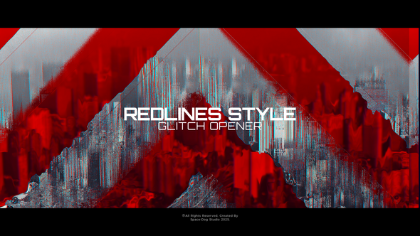 Photo of Red Lines Glitch Opener – Videohive 57155998